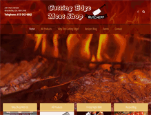 Tablet Screenshot of cuttingedgemeatshop.com